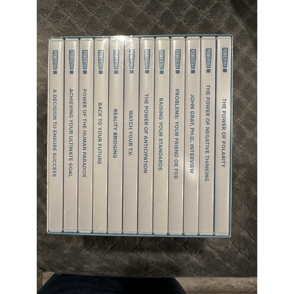 TONY ROBBINS: Powertalk Program 12 Lecture/29 CD Set With Booklets VG+ - Picture 2 of 4